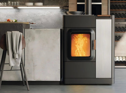 Hybridofen Austroflamm Mo Duo Cook Keramik Bright White - ofenerlebnis.de