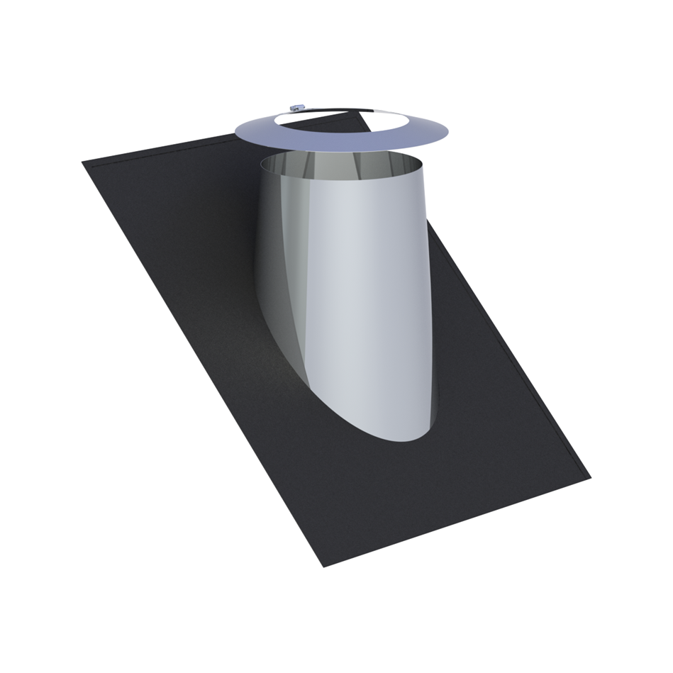 Jeremias DW-ECO 2.0 Dachdurchführung mit Elastomerrand schwarz – Typ DWECO2551-1