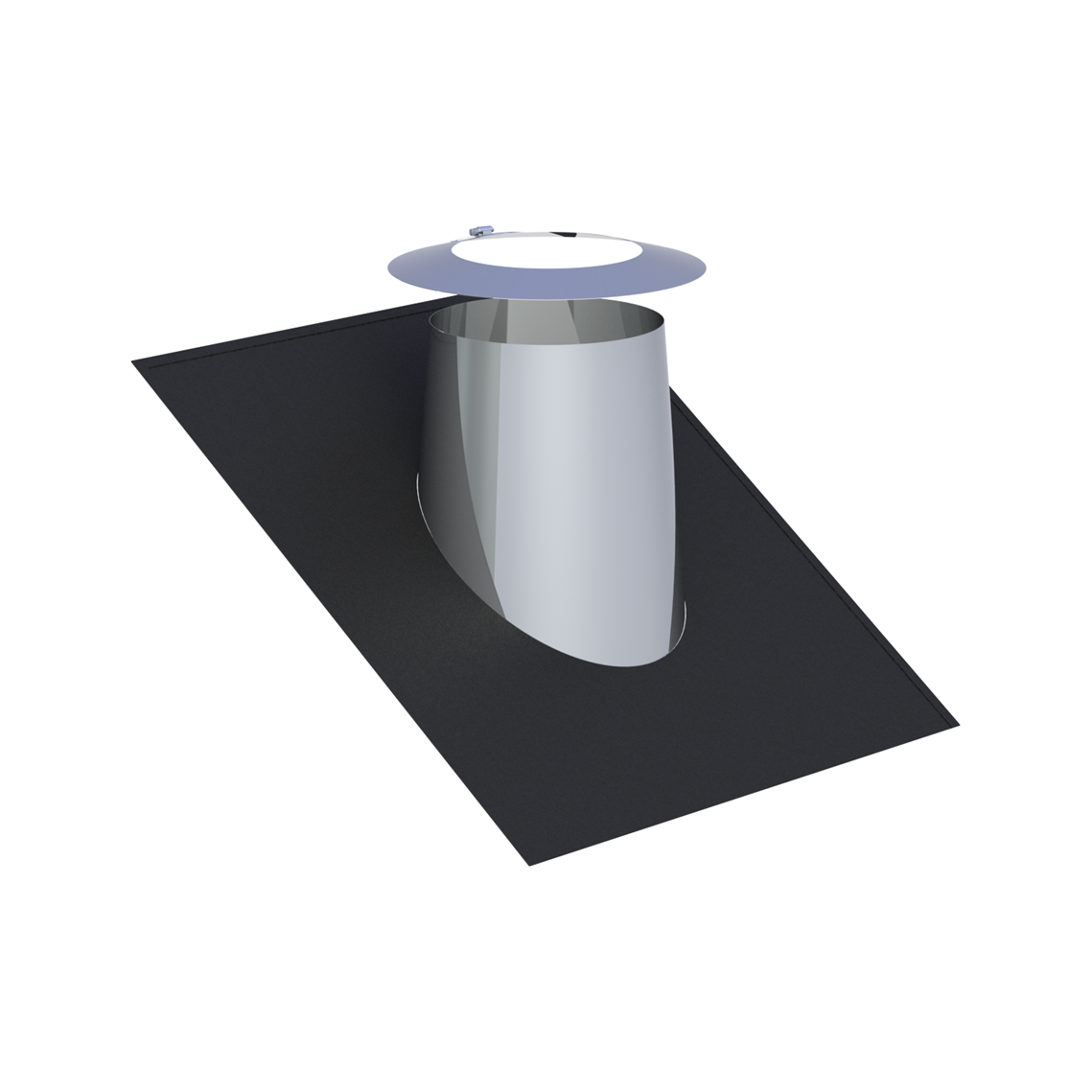Jeremias DW-FU Dachdurchführung mit Elastomerrand schwarz – Typ DW2557-1