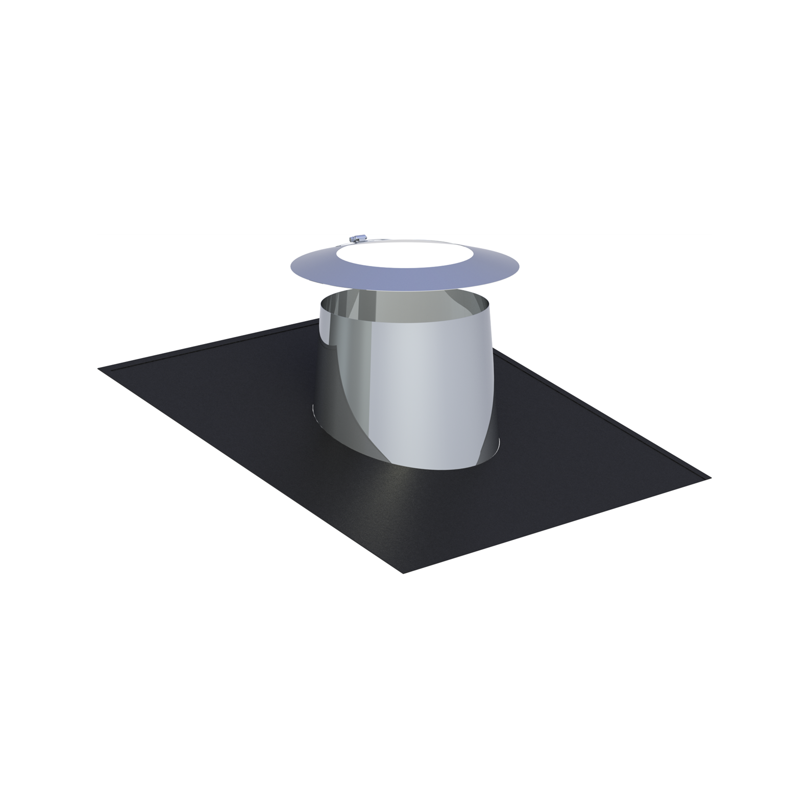 Jeremias DW-ECO 2.0 Dachdurchführung mit Elastomerrand schwarz – Typ DWECO2556-1