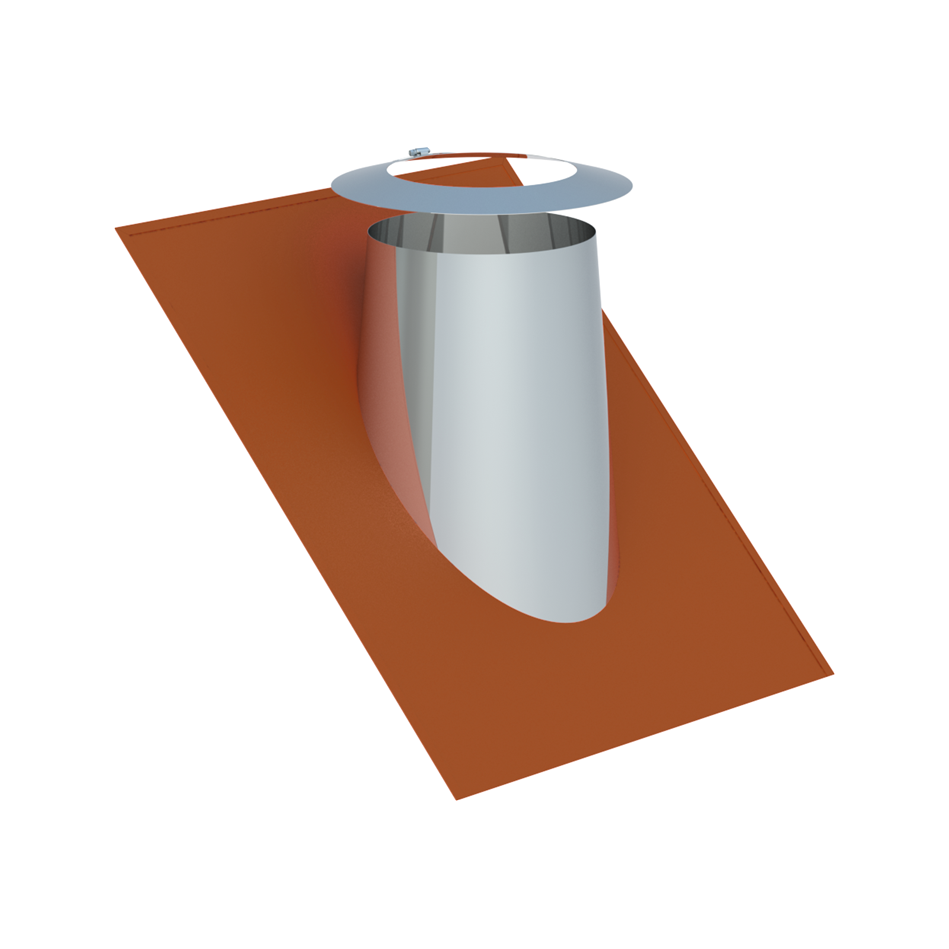 Jeremias DW-ECO 2.0 Dachdurchführung mit Elastomerrand ziegelrot – Typ DWECO2551-2