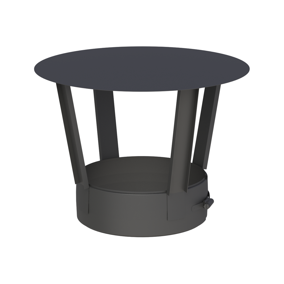 Jeremias DW-BLACK Regenhaube – Schwarz, RAL 9011