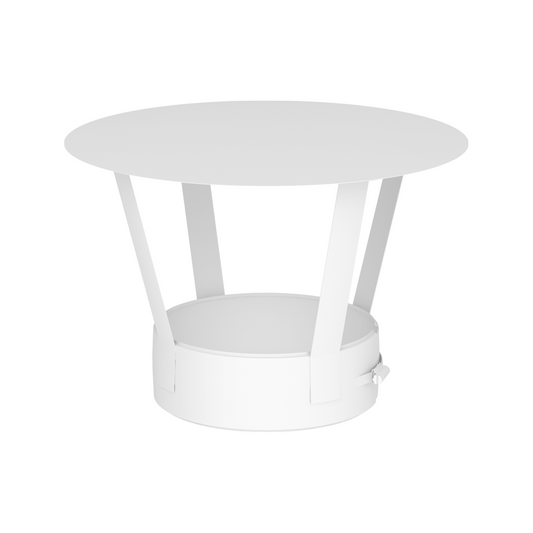 Jeremias DW-WHITE Regenhaube – Weiß, RAL 9010