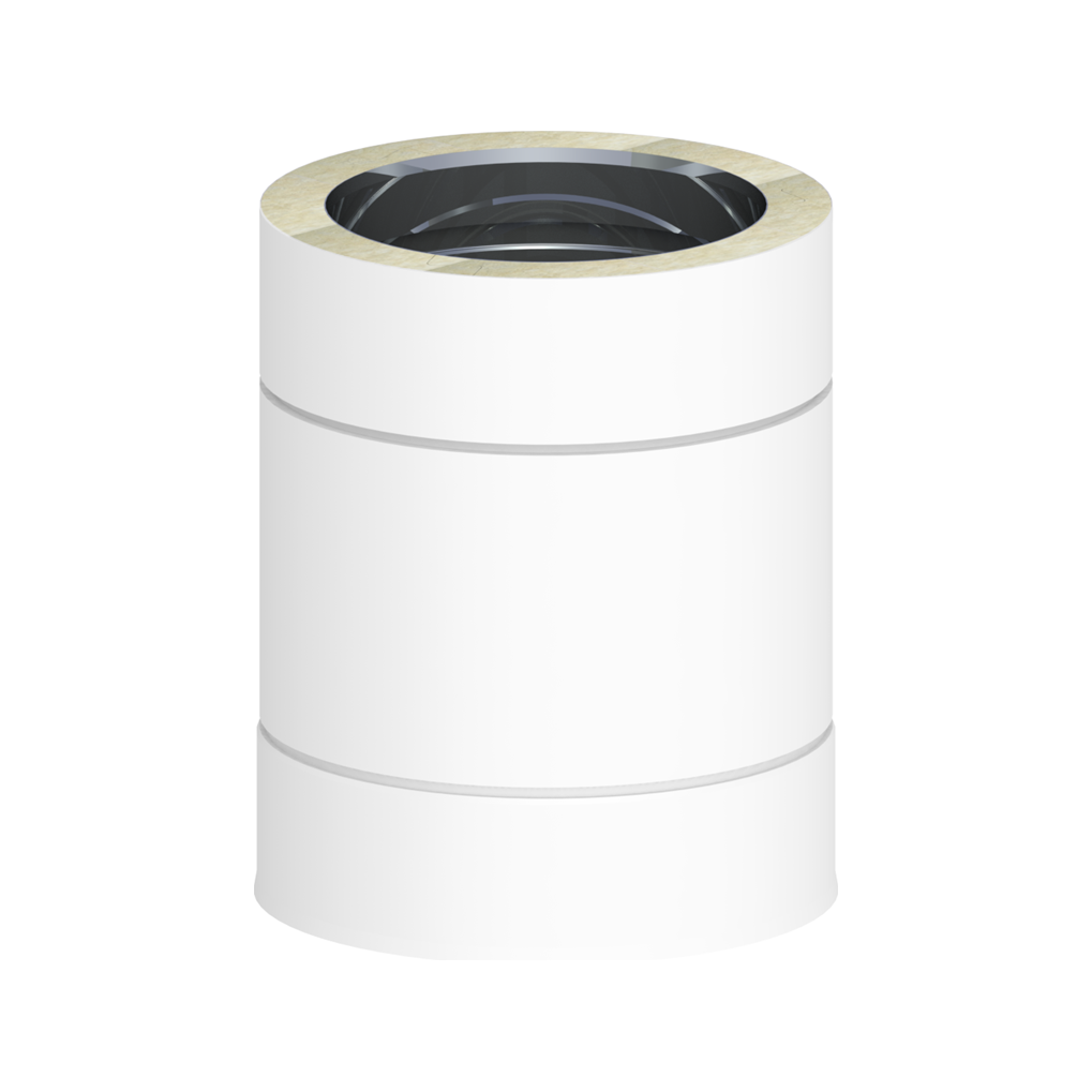 Jeremias DW-WHITE Längenelement 250 mm – Weiß, RAL 9010