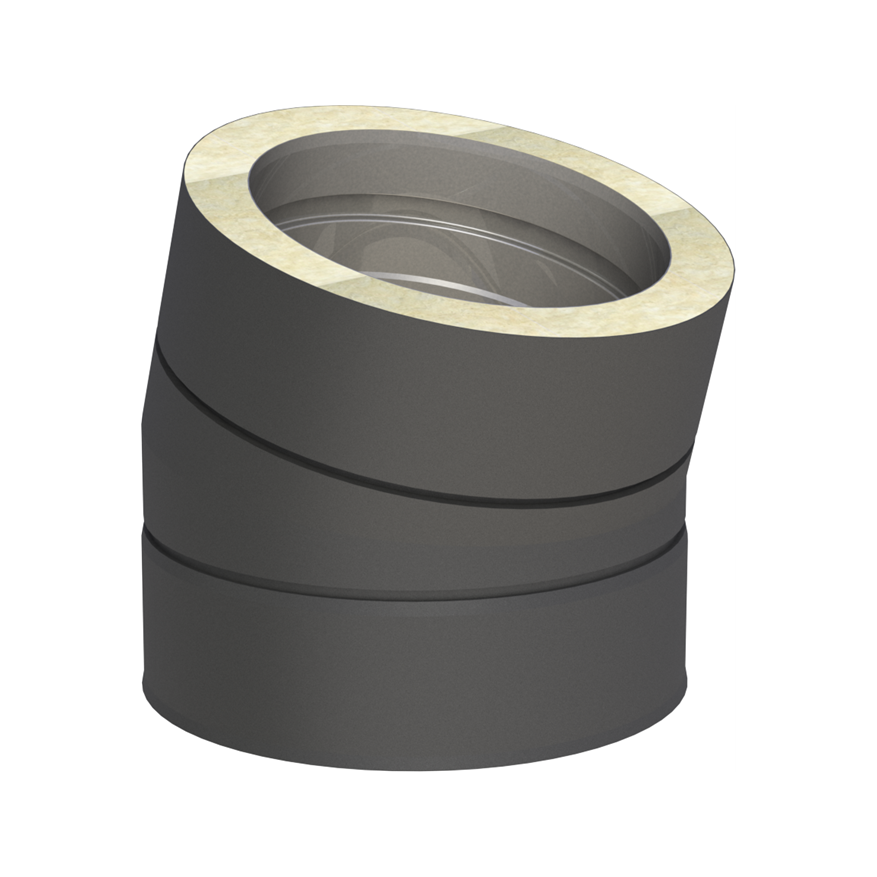 Jeremias DW-BLACK Winkel 15° – Schwarz, RAL 9011