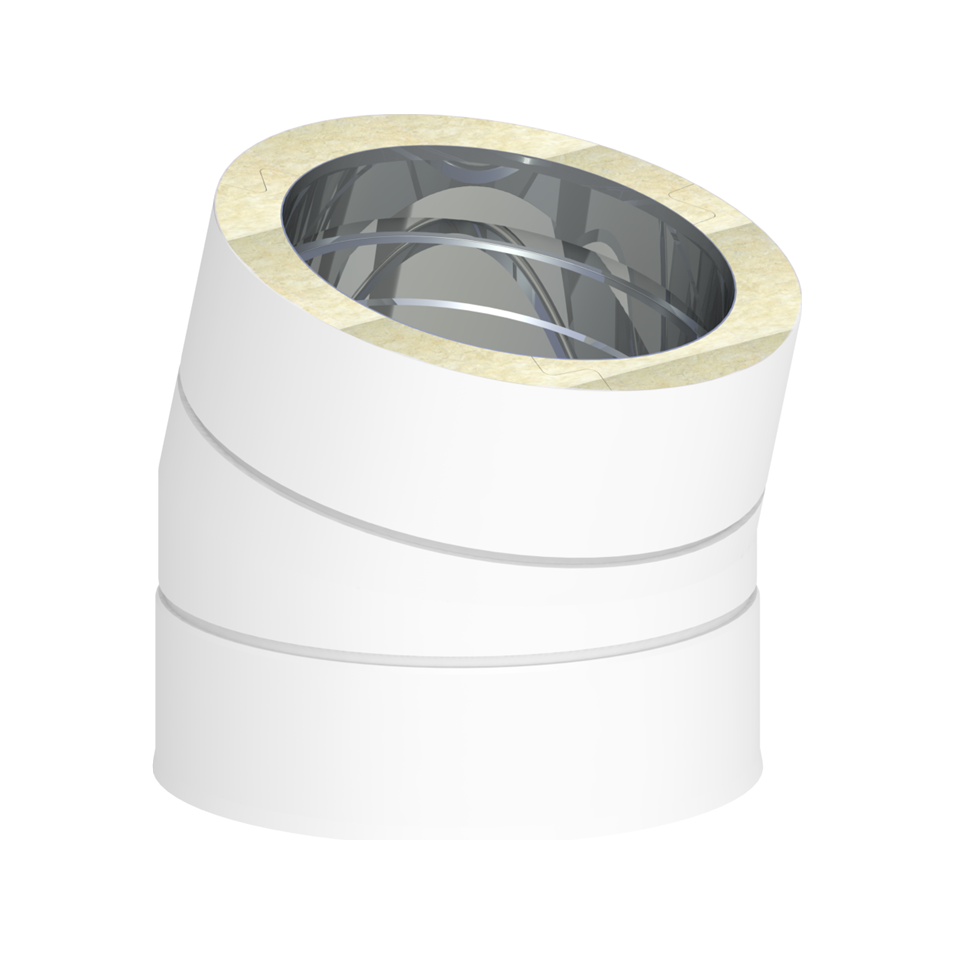 Jeremias DW-WHITE Winkel 15° – Weiß, RAL 9010