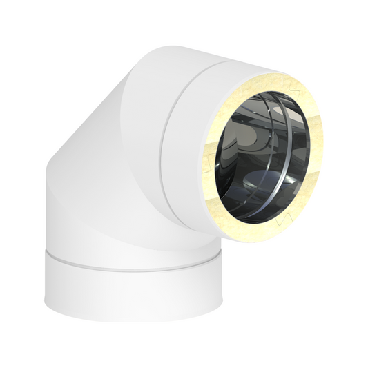 Jeremias DW-WHITE Winkel 90° – Weiß, RAL 9010