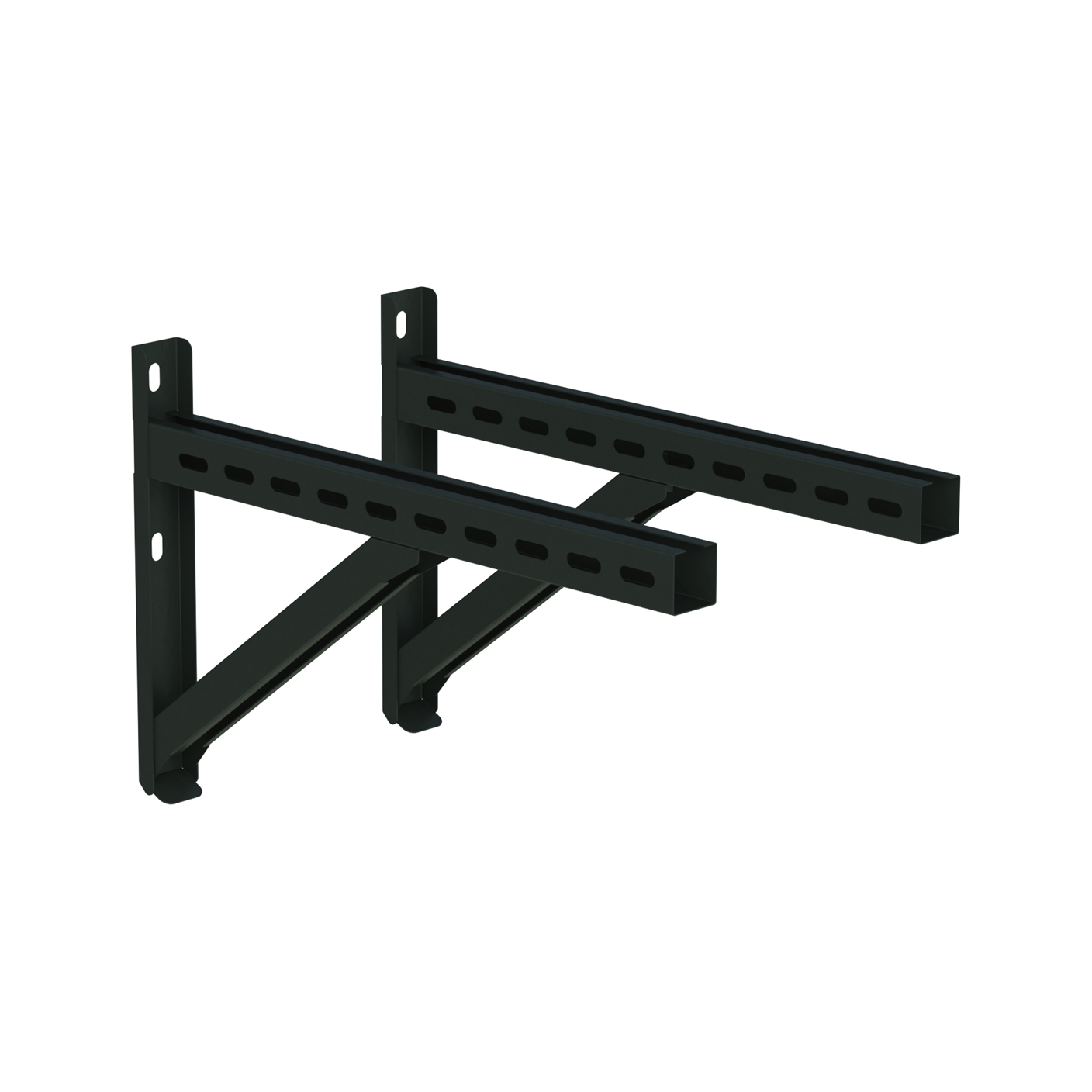 Jeremias DW-GREY Wandstütze und Querträger Typ II 500 mm – Anthrazitgrau, RAL 7016