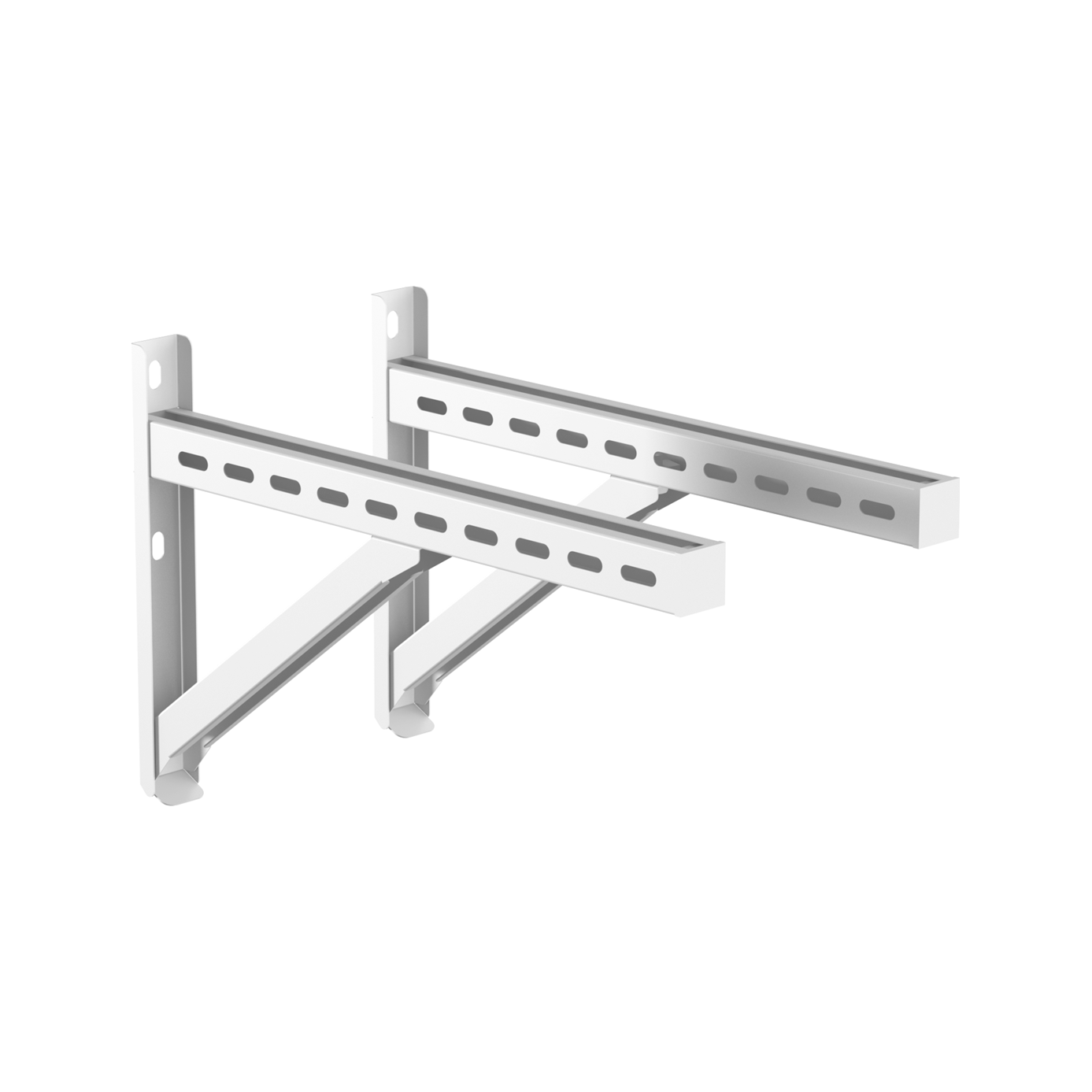 Jeremias DW-WHITE Wandstütze und Querträger Typ II 500 mm – Weiß, RAL 9010