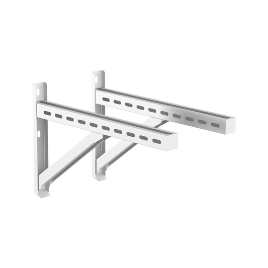 Jeremias DW-WHITE Wandstütze und Querträger Typ II 500 mm – Weiß, RAL 9010