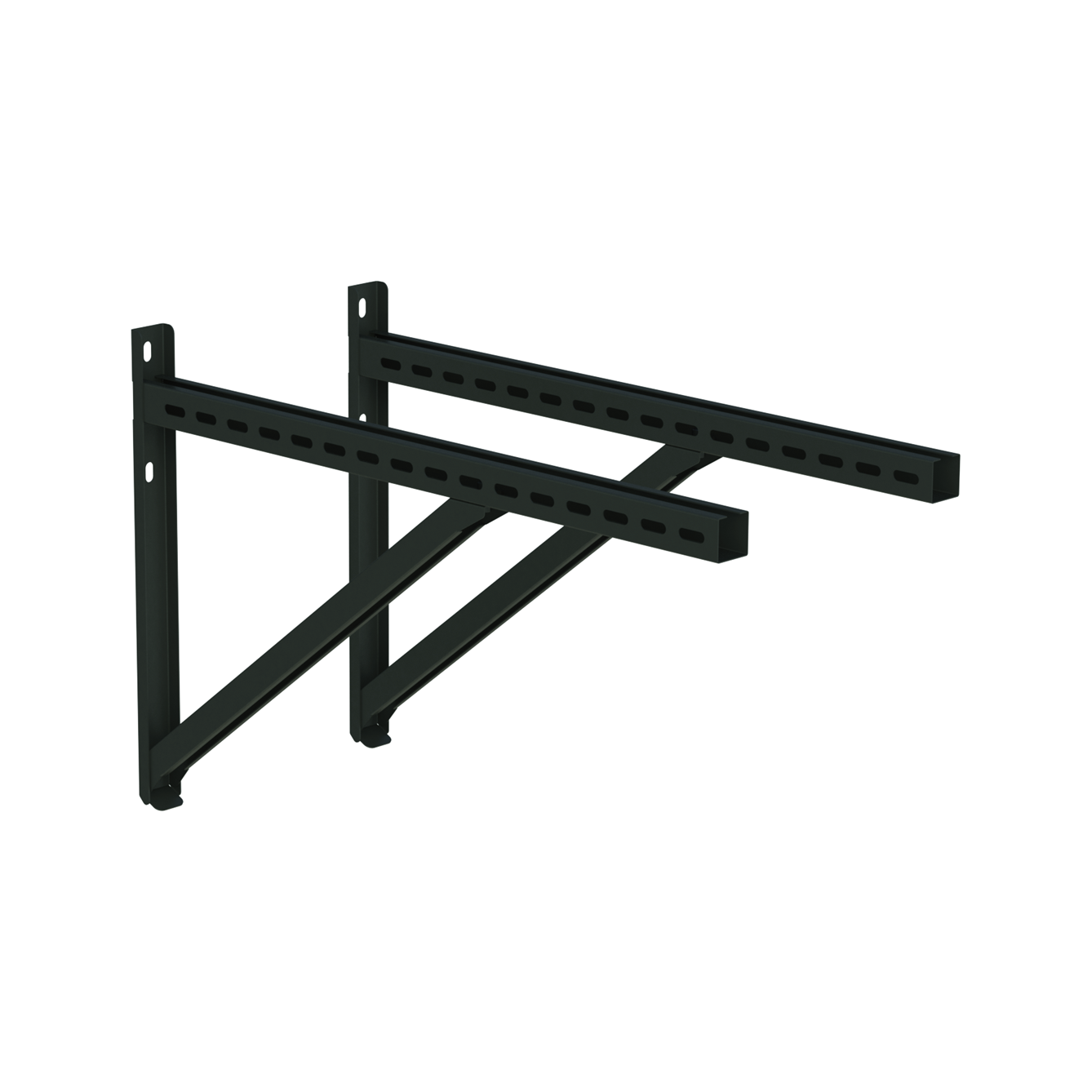 Jeremias DW-GREY Wandstütze und Querträger Typ III 750 mm – Anthrazitgrau, RAL 7016