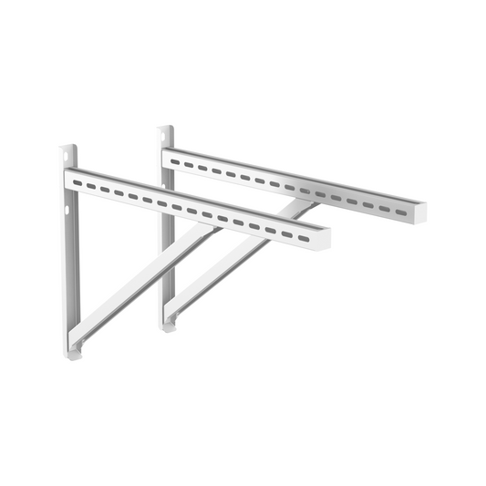 Jeremias DW-WHITE Wandstütze und Querträger Typ III 750 mm – Weiß, RAL 9010