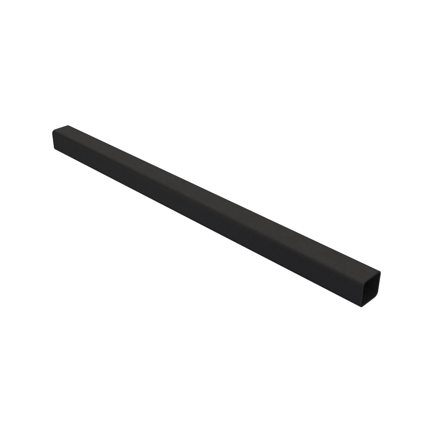 Jeremias DW-BLACK Verlängerungsrohr 30 × 30 mm für 28-DWECO20 einstrebig l = 500 mm – Schwarz, RAL 9011