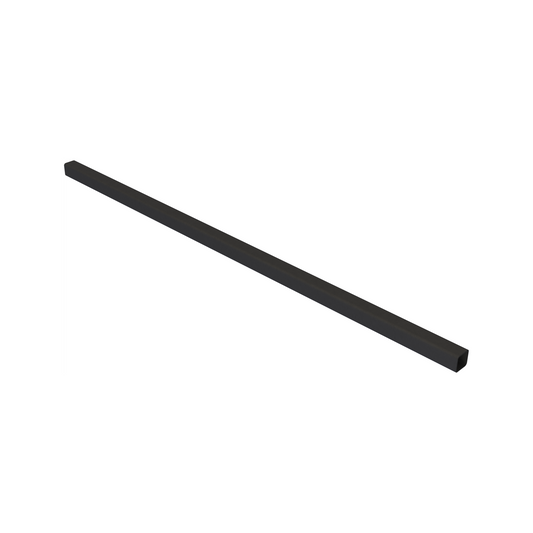 Jeremias DW-BLACK Verlängerungsrohr 30 × 30 mm für 28-DWECO20 einstrebig l = 1000 mm – Schwarz, RAL 9011