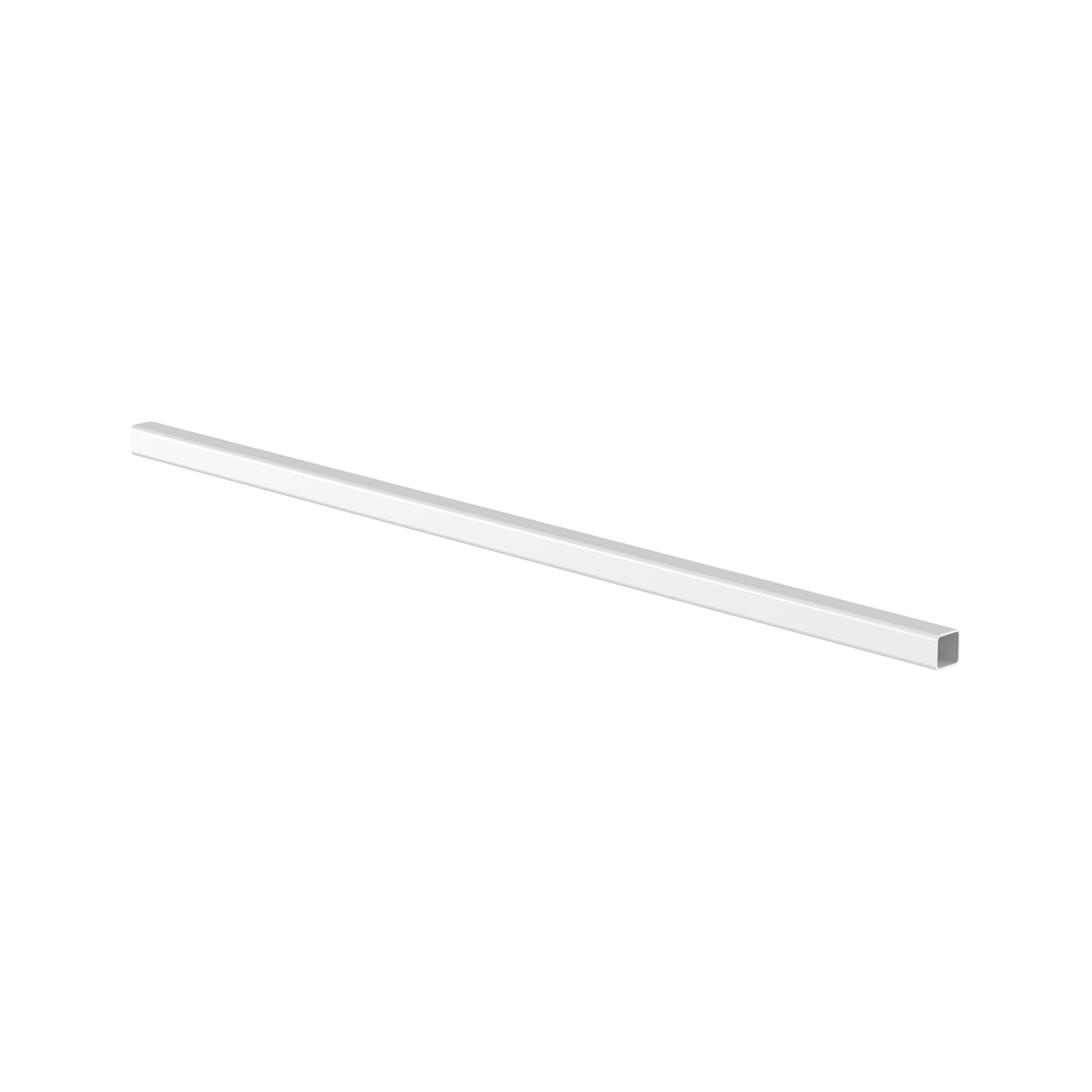 Jeremias DW-WHITE Verlängerungsrohr 30 × 30 mm für 28-DWECO20 einstrebig l = 1000 mm – Weiß, RAL 9010