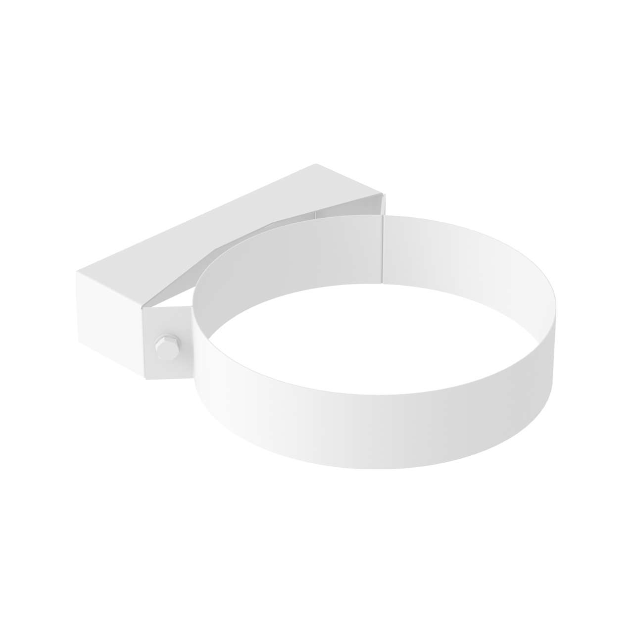Jeremias DW-WHITE Wandhalter 50 mm – Weiß, RAL 9010