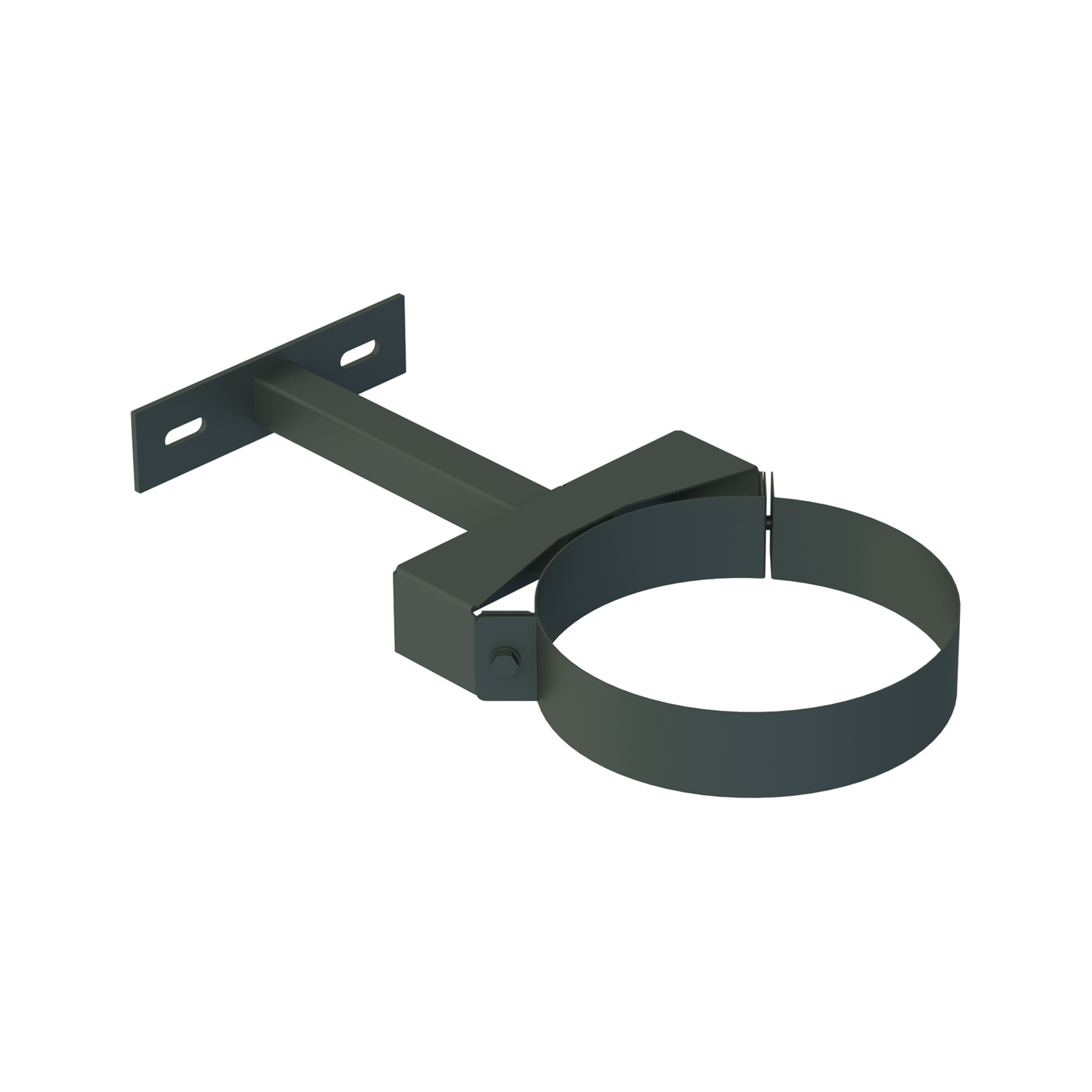 Jeremias DW-GREY Wand- und Deckenabstandshalter verstellbar 50–250 mm, einstrebig – Anthrazitgrau, RAL 7016