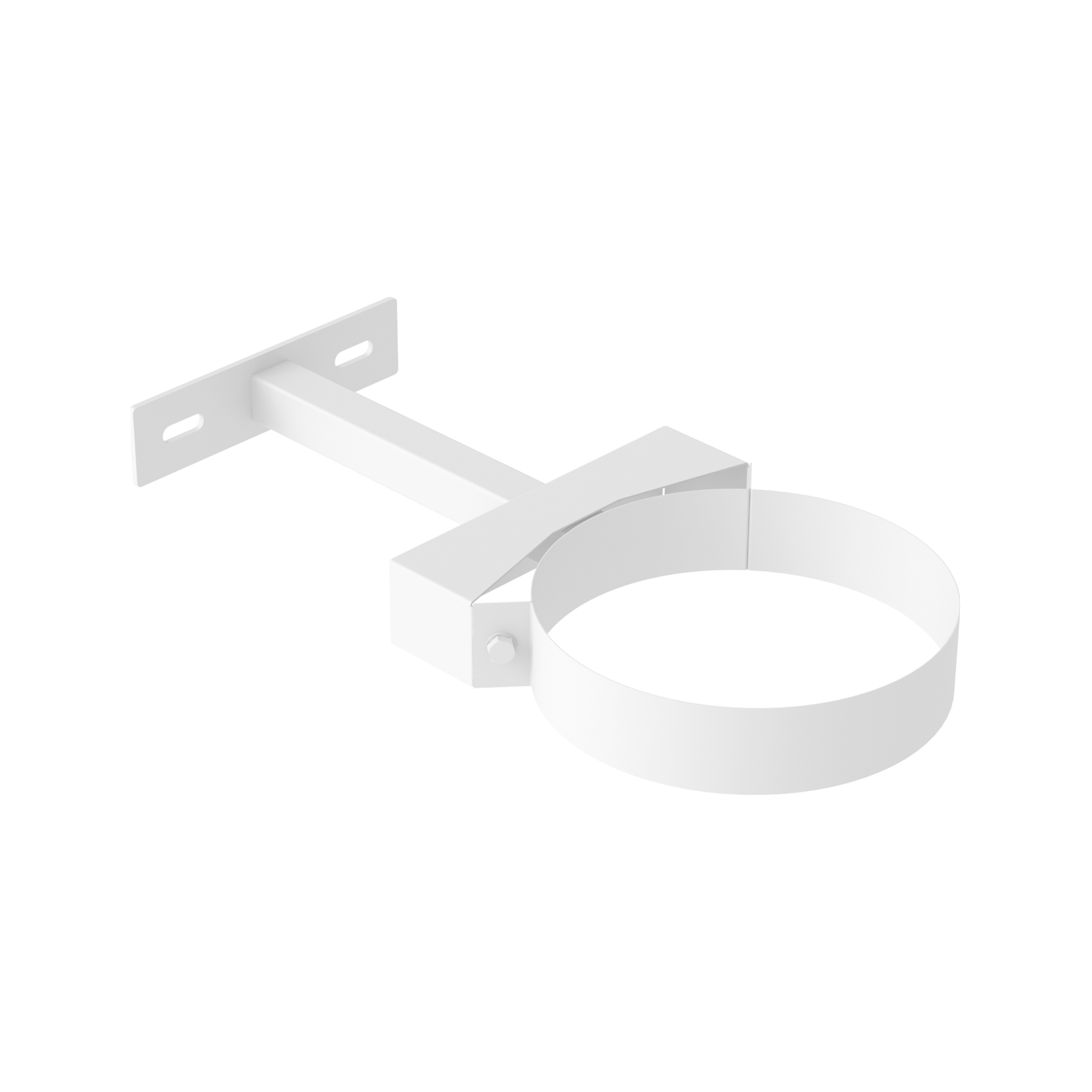 Jeremias DW-WHITE Wand- und Deckenabstandshalter verstellbar 50–250 mm, einstrebig – Weiß, RAL 9010