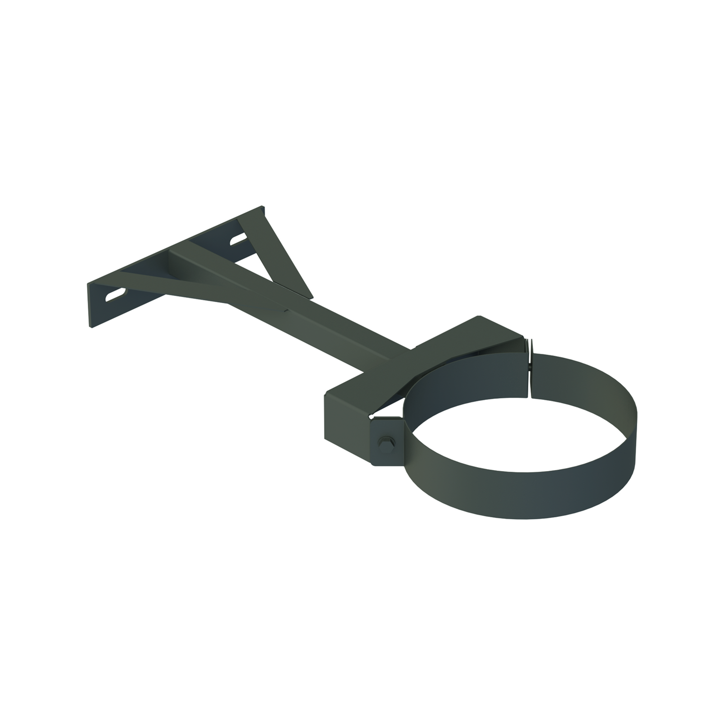 Jeremias DW-GREY Wandhalter verstellbar 250–360 mm, einstrebig – Anthrazitgrau, RAL 7016