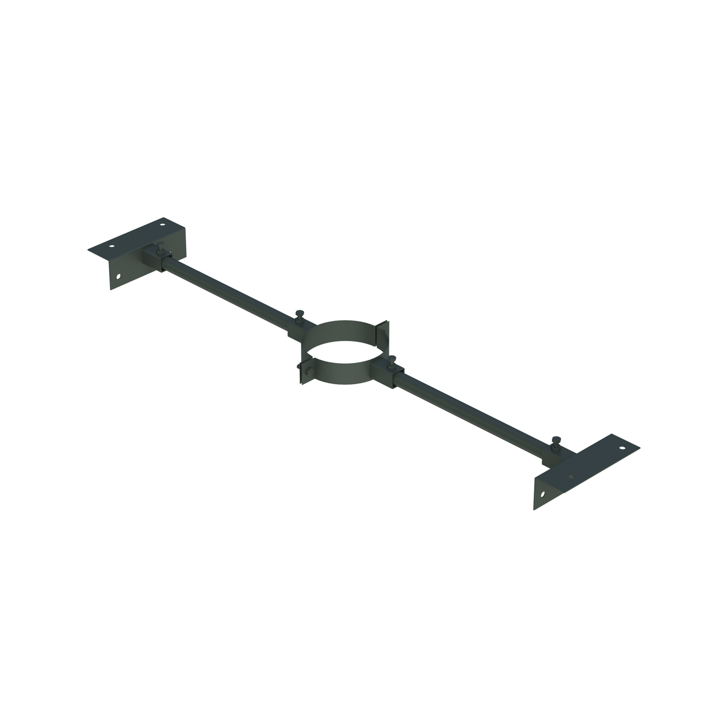 Jeremias DW-GREY Sparrenhalter verstellbar 500–900 mm – Anthrazitgrau, RAL 7016