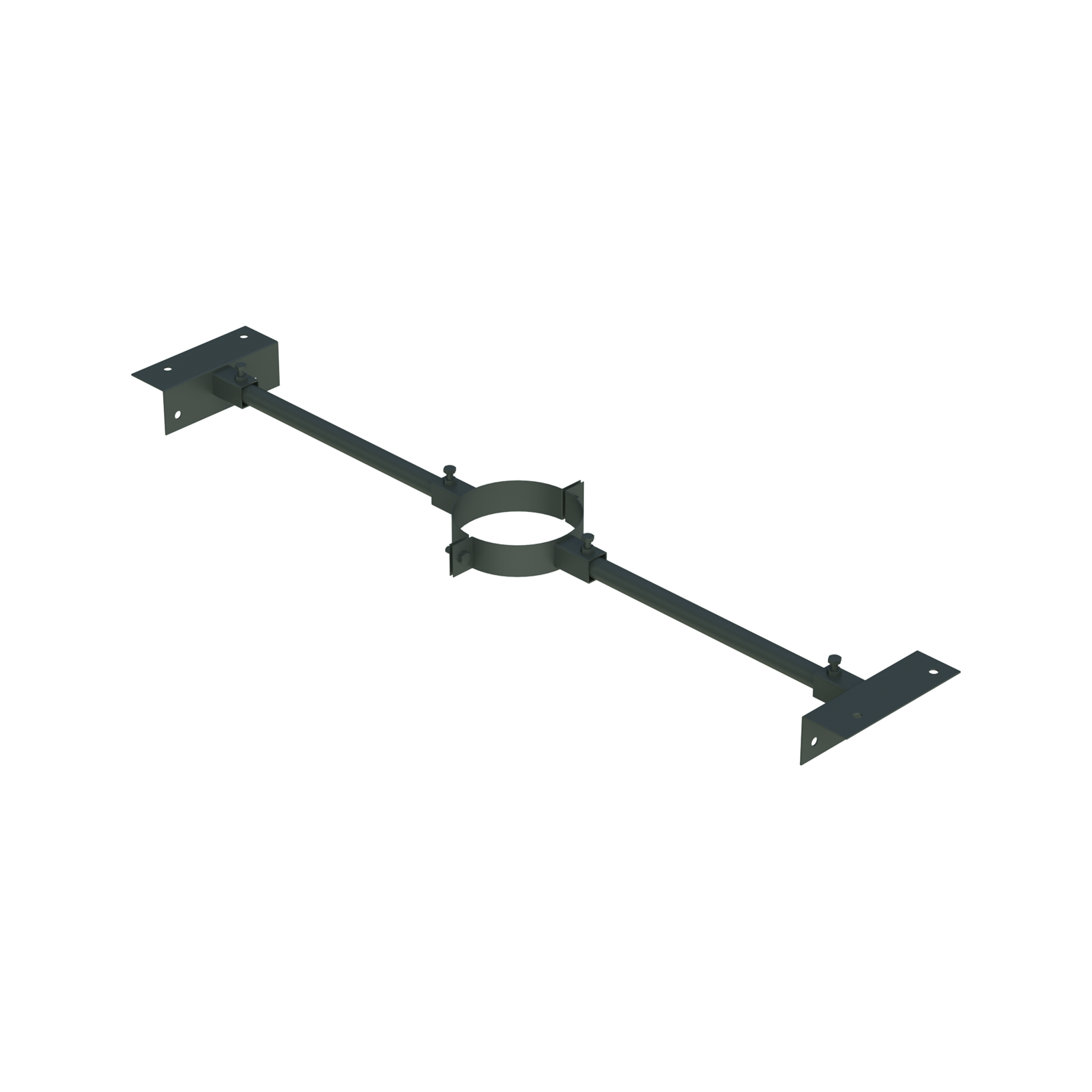 Jeremias DW-GREY Sparrenhalter verstellbar 500–900 mm – Anthrazitgrau, RAL 7016