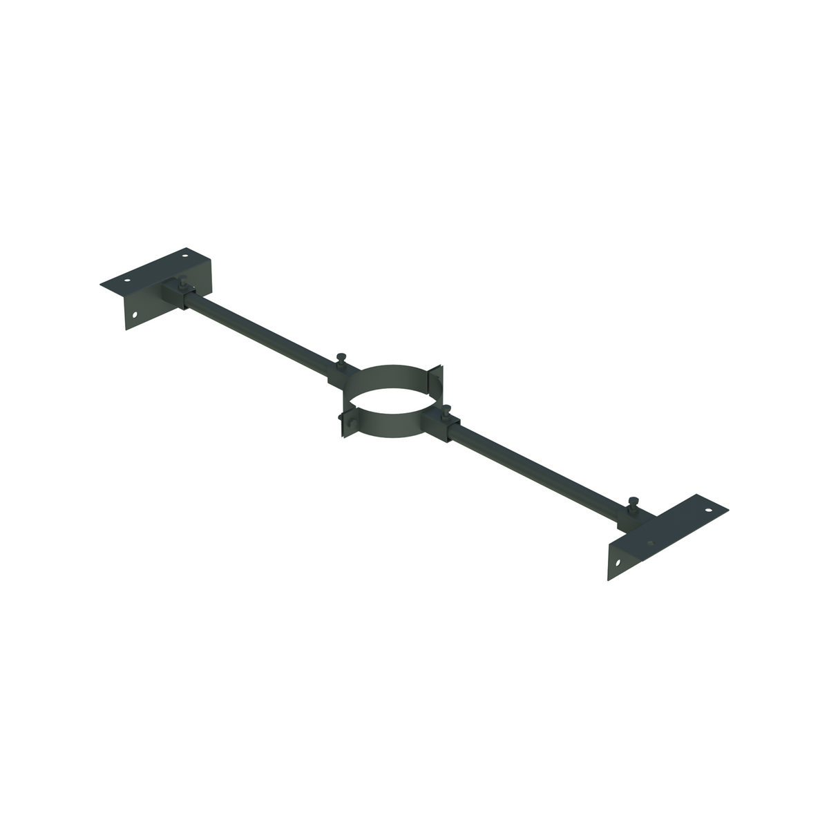 Jeremias DW-GREY Sparrenhalter verstellbar 500–900 mm – Anthrazitgrau, RAL 7016