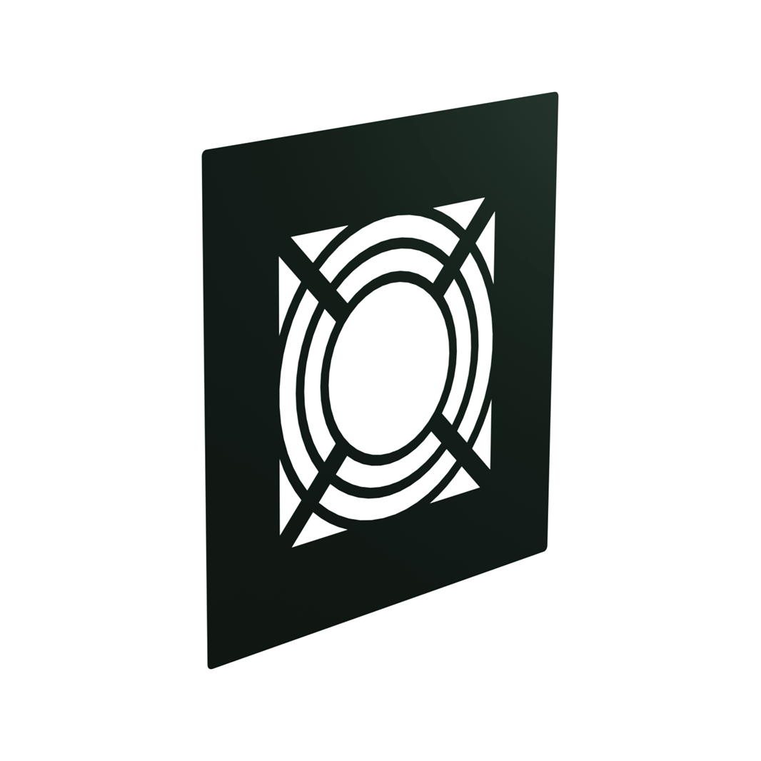 Jeremias DW-GREY Deckenblende für Hinterlüftung, einteilig, 0° – Anthrazitgrau, RAL 7016