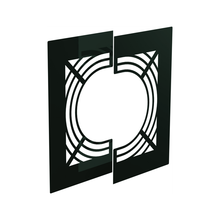 Jeremias DW-GREY Deckenblende für Hinterlüftung, zweiteilig, 0° – Anthrazitgrau, RAL 7016