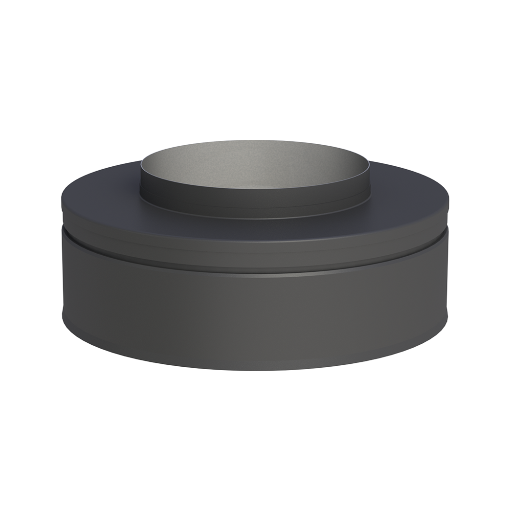 Jeremias DW-BLACK Mündungsabschluss (bis 450 °C/N1) – Schwarz, RAL 9011