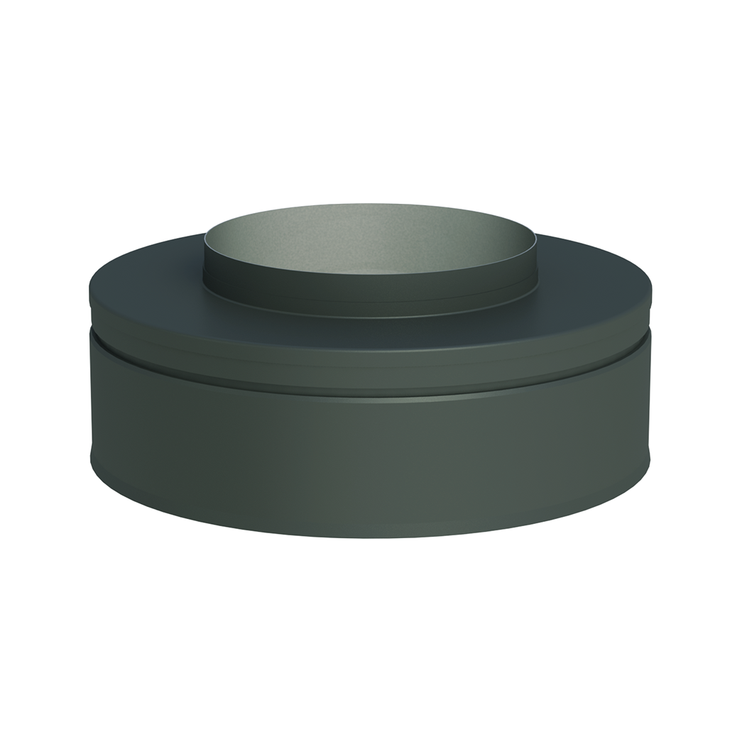 Jeremias DW-GREY Mündungsabschluss (bis 450 °C/N1) – Anthrazitgrau, RAL 7016