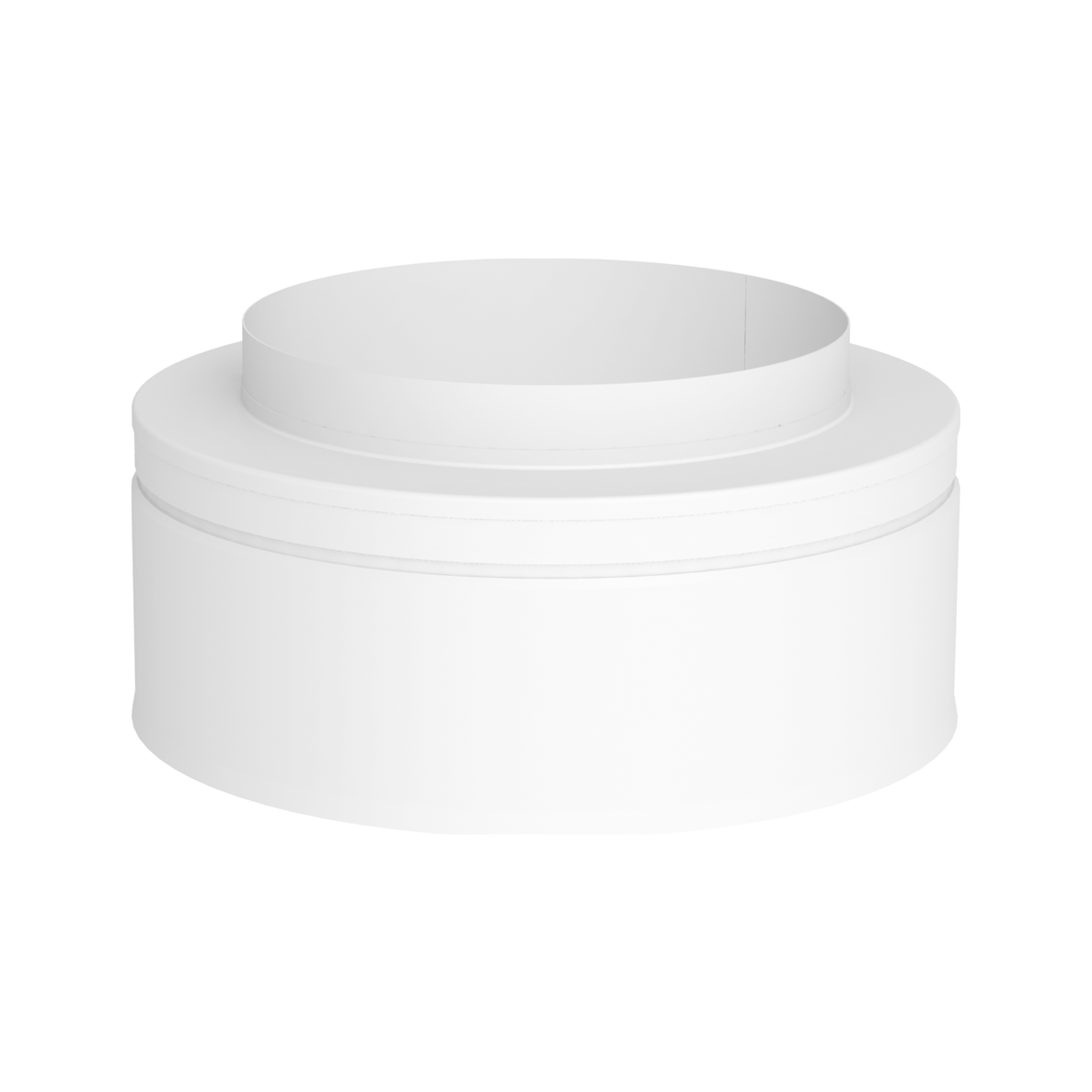 Jeremias DW-WHITE Mündungsabschluss (bis 450 °C/N1) – Weiß, RAL 9010