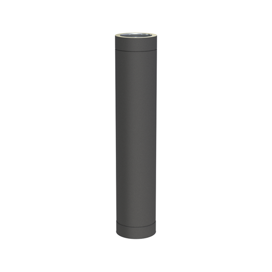 Jeremias DW-BLACK Längenelement 1000 mm – Schwarz, RAL 9011