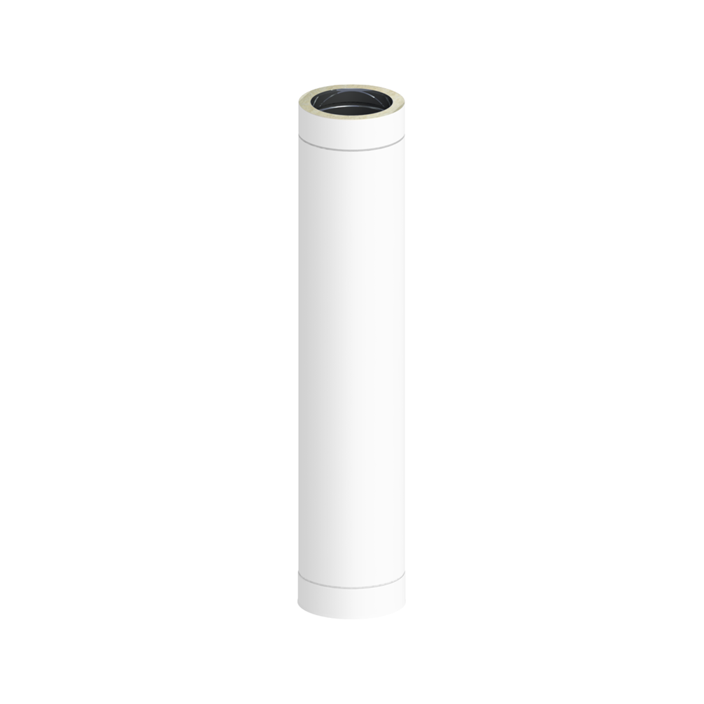 Jeremias DW-WHITE Längenelement 1000 mm – Weiß, RAL 9010