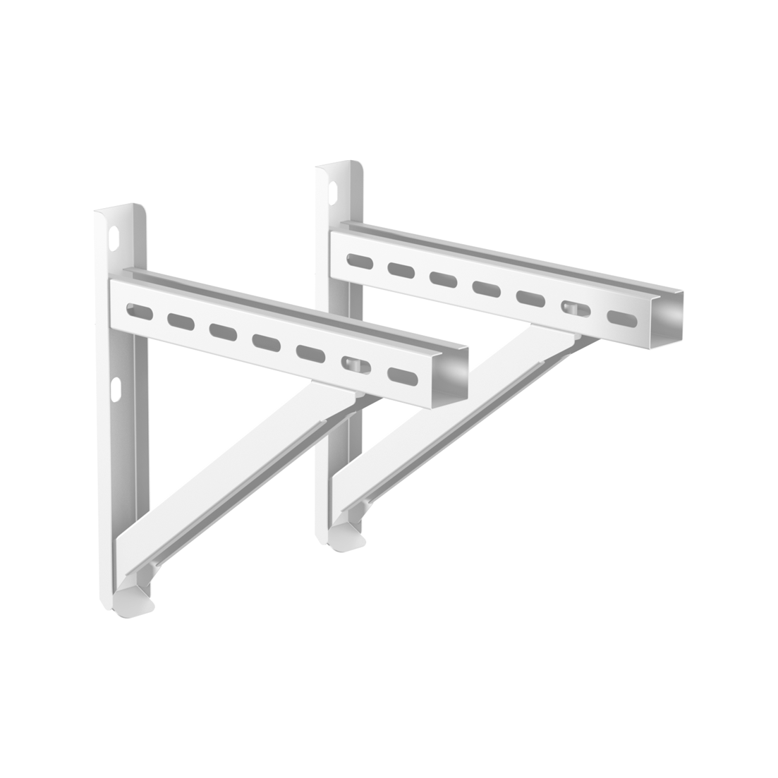 Jeremias DW-WHITE Wandstütze und Querträger Typ I 350 mm – Weiß, RAL 9010