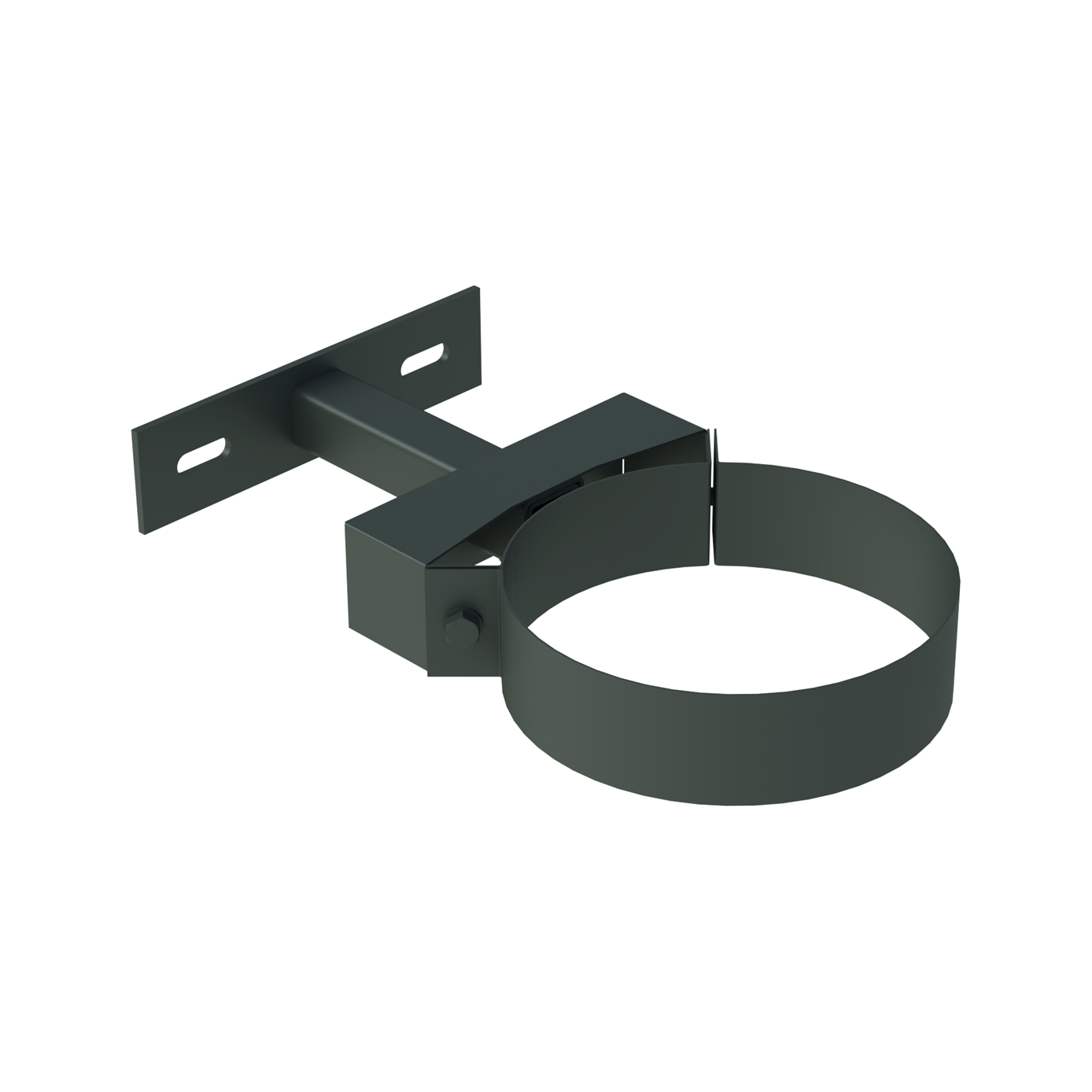Jeremias DW-GREY Wandhalter verstellbar 50–150 mm, einstrebig – Anthrazitgrau, RAL 7016