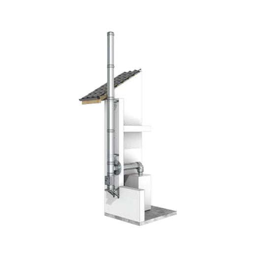 Jeremias DW-ECO 2.0 Edelstahlschornstein-Bausatz 150 mm