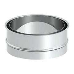 Jeremias FERRO-LUX Doppeltes Wandfutter DC01, 100 mm, Unlackiert