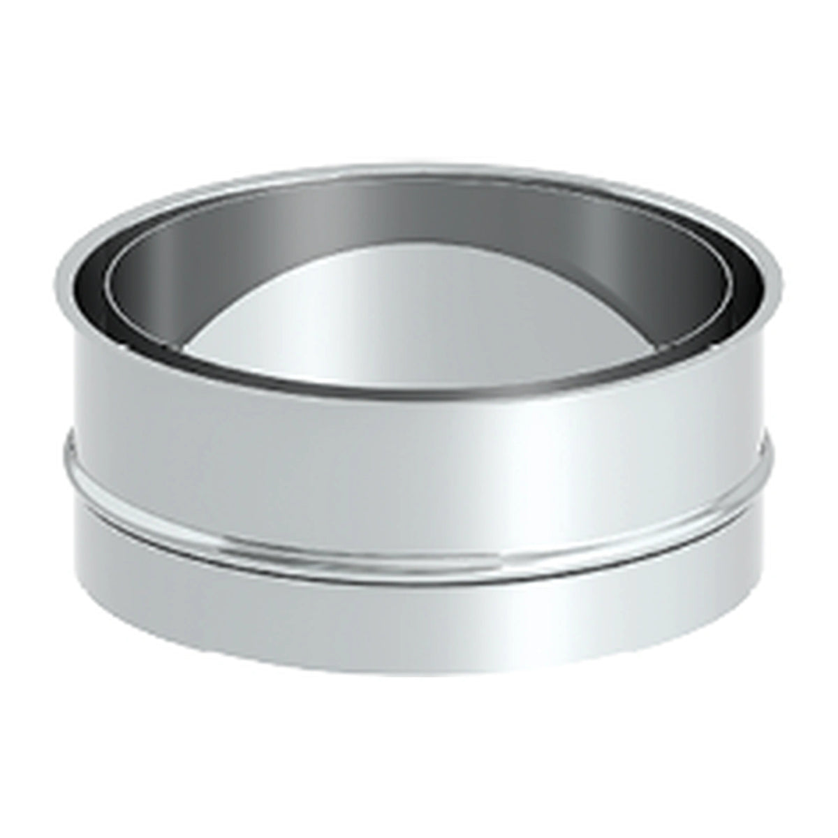 Jeremias FERRO-LUX Doppeltes Wandfutter DC01, 100 mm, Unlackiert