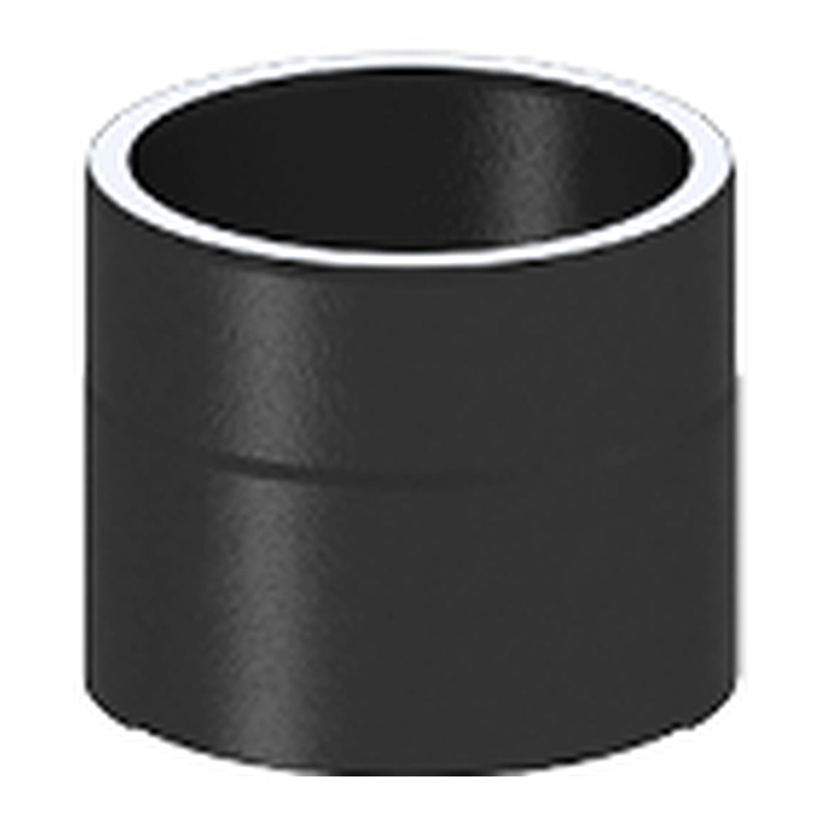 Jeremias ISO-LINE Gedämmtes Ofenrohr mit Kondensatring, 150 mm, Schwarz