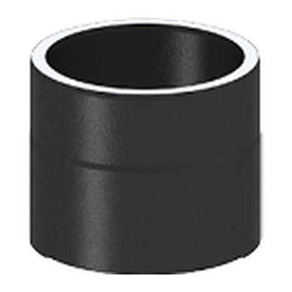 Jeremias ISO-LINE Gedämmtes Ofenrohr mit Kondensatring, 150 mm, Schwarz