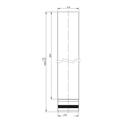 Maßzeichnung Jeremias PELLET-LINE Typ EWPV013