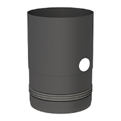 Jeremias PELLET-LINE Pelletrohr Geräteanschluss, Schwarz, Einzug und Messstutzen