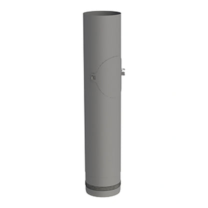Jeremias PELLET-LINE Pelletrohr mit Revision, 500 mm, Gussgrau