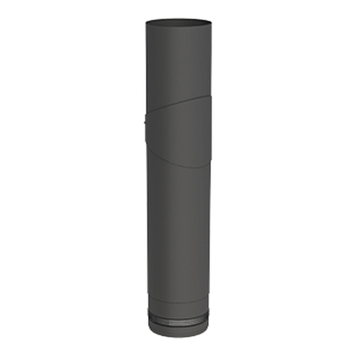 Jeremias PELLET-LINE Pelletrohr mit Revision, 500 mm, Schwarz
