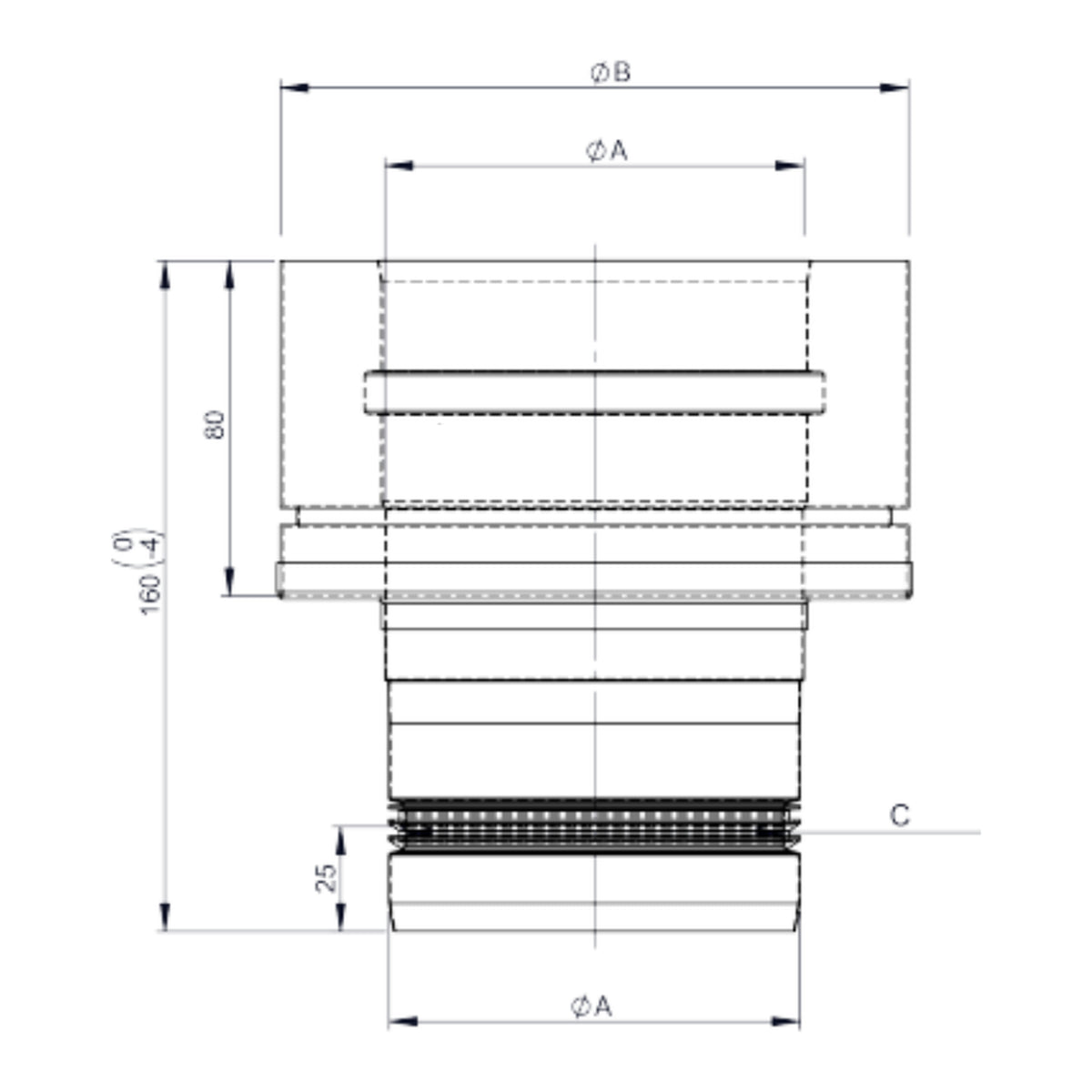 Originale Jeremias Maßzeichnung PELLET-LINE Typ 205-dwetn37pv