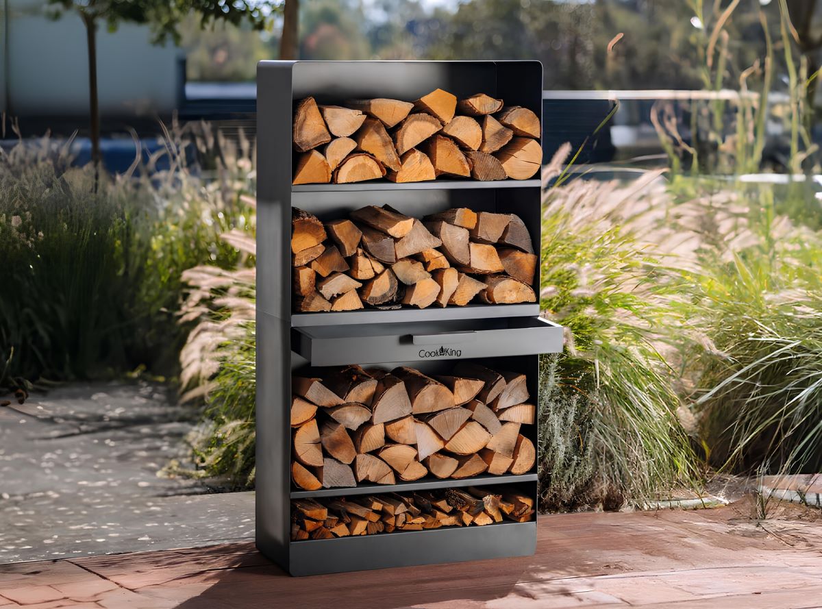 Kaminholzregal CookKing Vento 150x80x30cm