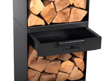 Kaminholzregal CookKing Vento 40x30x120cm