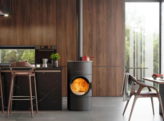 Austroflamm Kaminofen Clou Compact Cook - ofenerlebnis.de