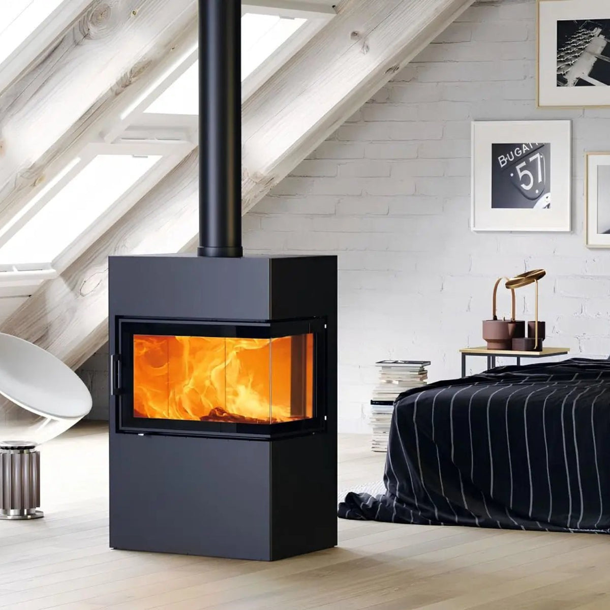 Kaminofen Austroflamm Dexter 2.0 rechts