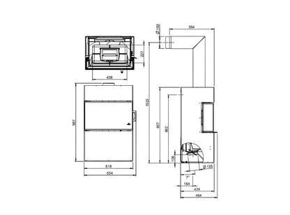 Kaminofen Austroflamm Dexter S3 - ofenerlebnis.de